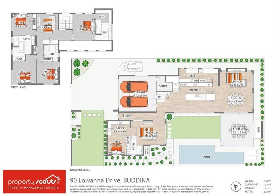 Beachside Buddina Luxury Family House 5 Bedrooms Exterior foto